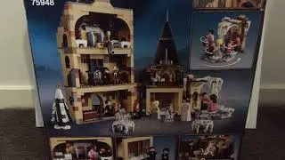 Unboxing Lego Harry Potter Hogwarts Clock Tower set 75948