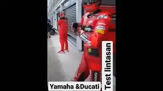 Uji Coba MotoGP #motogp #yamaha #sirkuitmotogpmandalika #ducati #pertaminamandalika #lombokgp