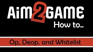 Как получить, снять и управлять белым списком для вашего сервера Minecraft Aim2Game