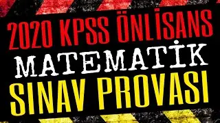 Kpss önlisans Matematik SINAV PROVASI 15 soru (cebirsel kısım)