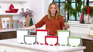 Henning Lee 2-Piece Small & Large Collapsible Waste Bins on QVC