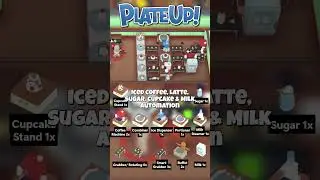 Iced Coffee and Latte Automation in Plate Up! #plateup #gameplay
