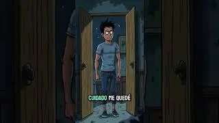Escuch&eacute; mi puerta cerrarse desde adentro... #terror  #frases #terrorymisterio #animacion