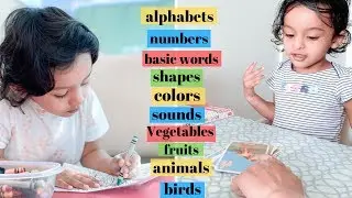 HOW to teach 2 year old  | WHAT to teach 2 year old baby at home