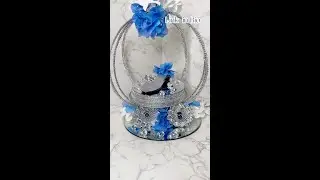 Magic to Blue Centerpiece DIY on a budget