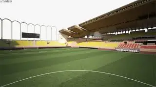 Stade Louis II 3D model by 3DModels.org