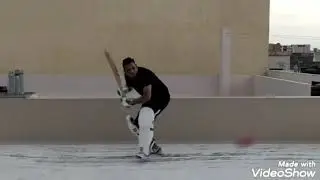 Flick shot Rahul Dravid