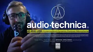 Audio Technica AT2040 Hiperkardioid Dinamik Podcast Mic I A VIDEO KRMZ PRODUCTION 2026