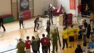 World record high jump by stilts 2,86 m (Hector Dusapin, Nancy France 05/2016)