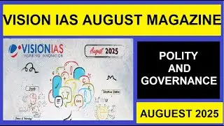 vision ias monthly magazine august 2025