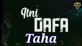 Taha Name Status / what's app Taha Name/Beautiful status Taha Name/By Name Status
