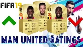 FIFA 19 Manchester United Player Ratings Predictions | De Gea, Pogba, Lukaku, and more!! |