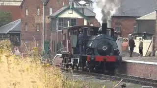 The first steam passenger service out of Oswestry station for 50 years.