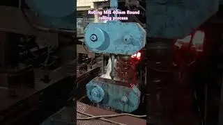 40MMsteel Roundrolling #alloysteel #hotrolling #steelrolling #automobile #train #industrial #machine