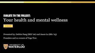 Your Health and Mental Wellness - Isolate to the Fullest: Warrior Webinar Series