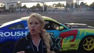 Jack Roush Jr. Give rides in his Roush Stage 3 RS3 Sema 2013