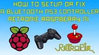 Setup Or Fix Bluetooth PS3 Controller in Retropie Raspberry pi 3 2 1 or Zero