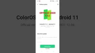 oppo a9 2020 new f.12 update#android12 #shorts