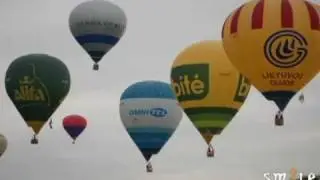 Hot Air Balloon Fight in Lithuania
