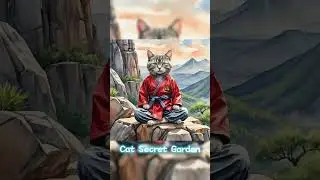 Kungfu Cat😺#cute #cat #kungfu #rescue #training #master #catlover #kitten #ai #貓咪 #功夫