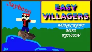 Minecraft Mod Review: Easy Villagers: Fast IRON, WHEAT & MORE!