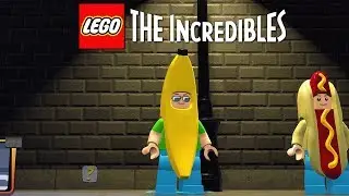LEGO The Incredibles Complete How to Unlock Banana Suit Guy (Complete Taking Out The Trash)
