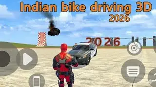 Deadpool vs Police Car 😱 | Indian Bikes Driving 3D 2026 | Action Gameplay. With toto gys 😱😱