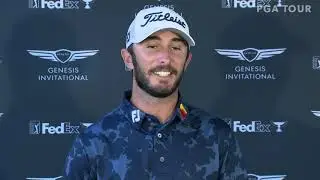 Max Homa: Thursday Flash Interview English 2021 The Genesis Invitational
