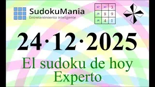 El sudoku de hoy 23/12/2025