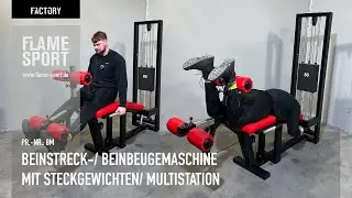 Beinstreck-/ Beinbeugemaschine (8M) | FLAME SPORT