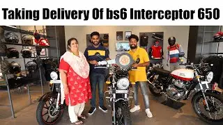 Taking Delivery Of Bs6 Interceptor 650 | SHUTTERBOX FILMS