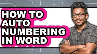 How to Auto Numbering in Word (full Guide)
