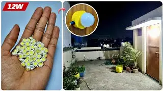 How To Make Super Bright LED Emergency Light At Home. | DIY Rechargeable Light | CreativeShivaji
