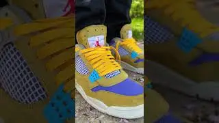Union x Jordan 4 Desert Moss On Foot