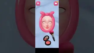 ASMR Pumpkin turned to beauty girl transformation makeup animation 😻💘