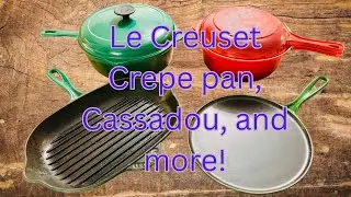 Le Creuset Crepe Pan, Cassadou, Skillet Griddle, and Multifunction Pan