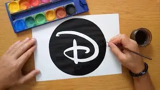 How to draw a Disney logo 2025