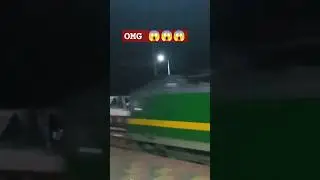 grand entry dangerous speed wag9 locomotive freight train #shorts #trending #dieselengine #train