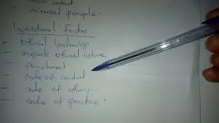 Factors for ethical decision making (@NAISHAACADEMY )