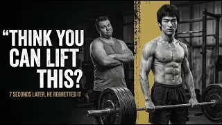 Bruce Lee Lifts Weights When a Guy Mocks 'think You Can Lift This?'&mdash;7s Later, He Eats His Words