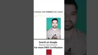Discover Talent Presents | Resize any Photo or Image Quickly and Easily #shortvideo  #shorts