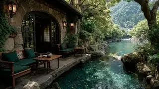 Spring River Retreat: Soothing Nature Sounds, Birdsong & Distant Fire for Deep Relaxation ASMR.