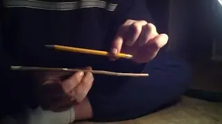 Daisy fleabane Hand Drill Friction Fire . Thin spindle ( Bushcraft - Floating Hands)