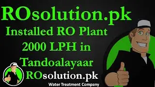 RO plant Installed in Tandoalayaar With Solar System