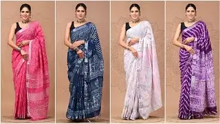 Linen Cotton Sarees | Free Shipping | Linen Cotton Sarees Online Shopping #shopnow 