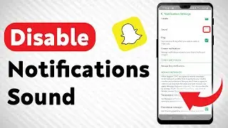 How To Disable Notifications Sound For Snapchat - Full Guide