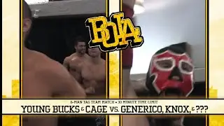 PWG Young bucks, cage vs Generico, Knox, Steen BOLA 2012 night 2 (pwg highlights) #pwg