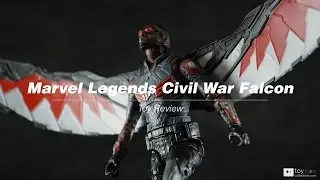 Marvel Legends Captain America Civil War Falcon action figure toy review