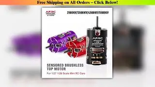 AFRC BM1525 FR Sensored Brushless Motor 2500KV 3500KV 4500KV 5500KV For 1/24 1/28 Scale Racing XRX