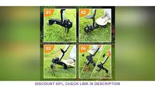 Heavy Duty Stainless Steel Weed Puller Tool 39.3 Inch Long Handle 3-Claw Manual Weeder Ergonomic Des